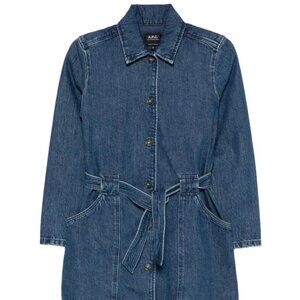 A.P.C. belted denim dress
